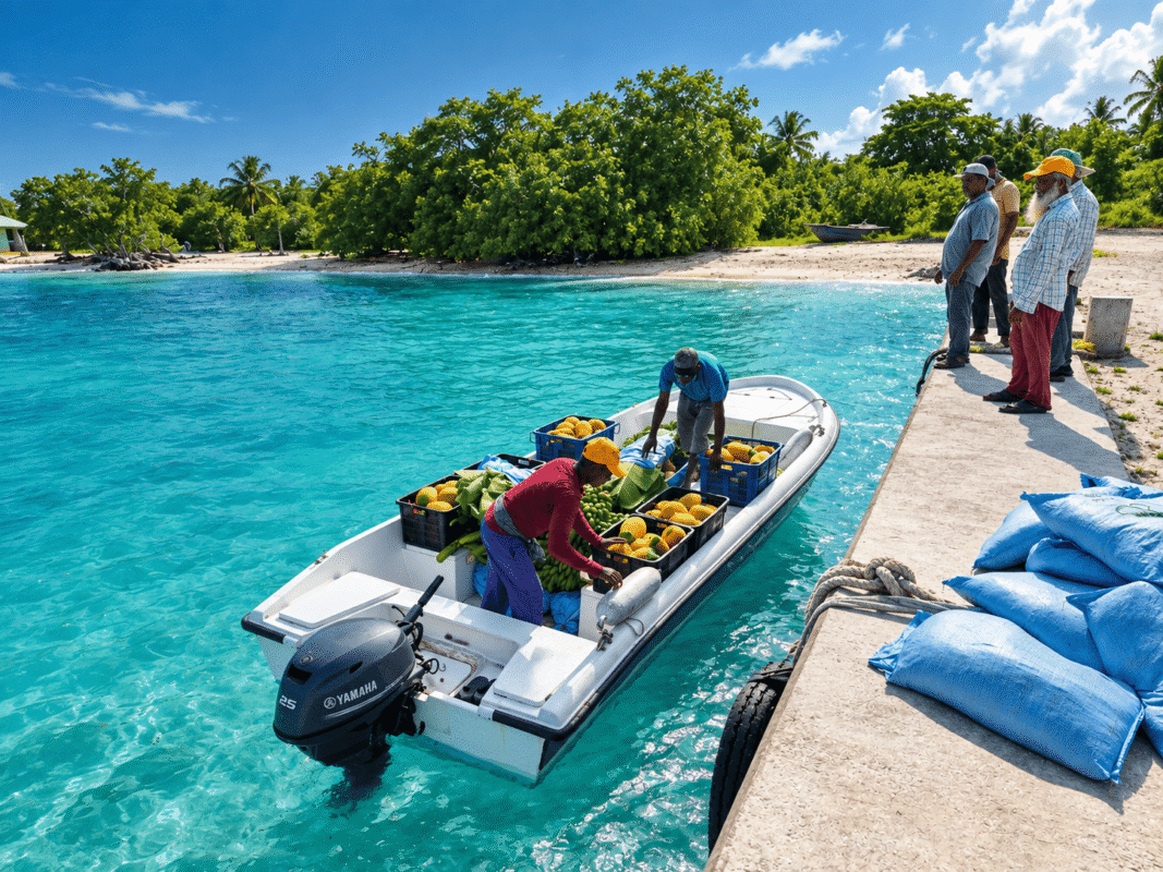 Dingy Delivery in Madidhoo