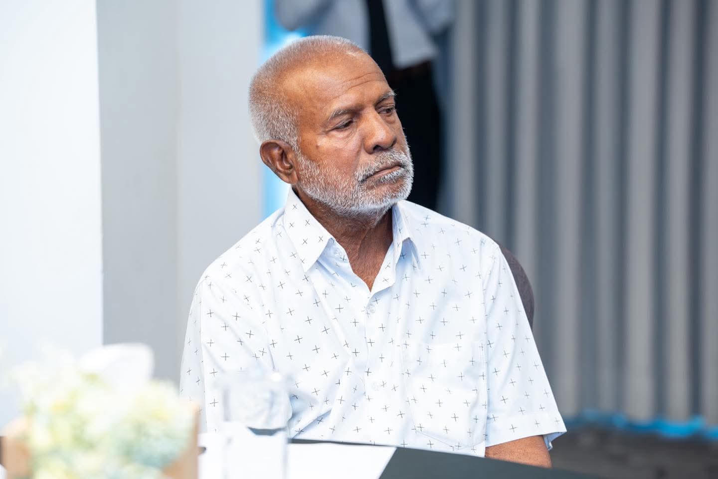 Mohamed Waheed attending the stakeholder consultation on island leasing regulations.